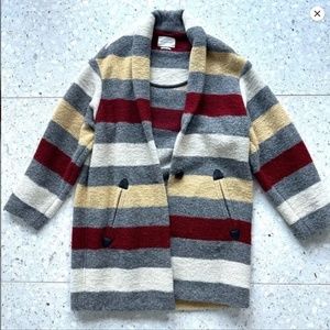 Isabel Marant Étoile gabrie wool blanket coat